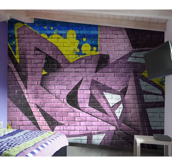 East Urban Home Street Art Graffiti Tapete Cm X Cm Wayfair De